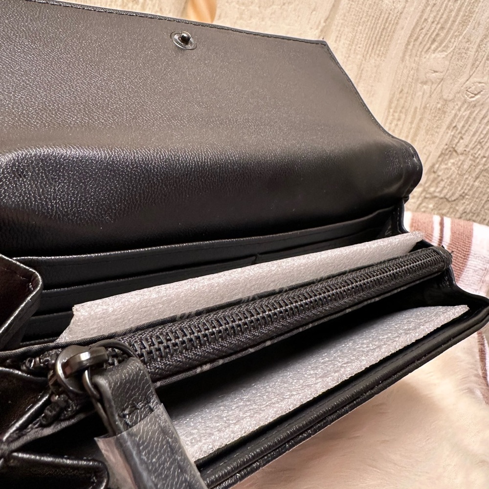 Steve Madden Black long Wallet NWT - Picture 6 of 7